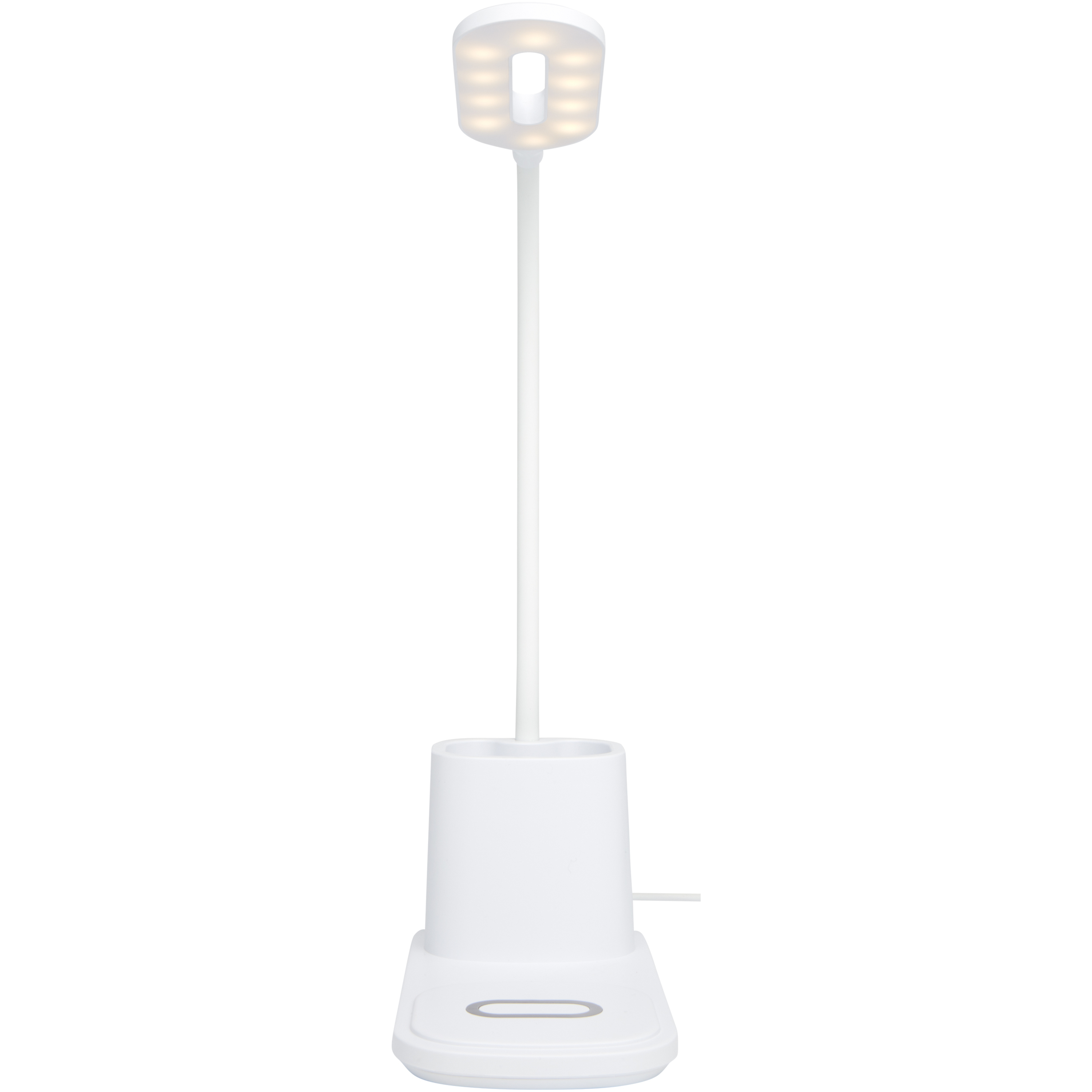 EgotierPro 124249 - Lampe de Bureau Multifonction avec Chargeur Sans Fil