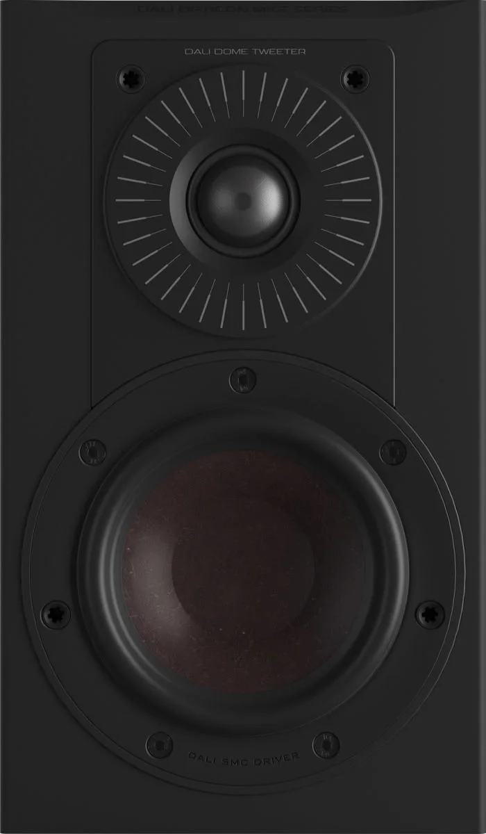 Dali Opticon 1 MKII Noir satin (la paire) Enceintes bibliothèque