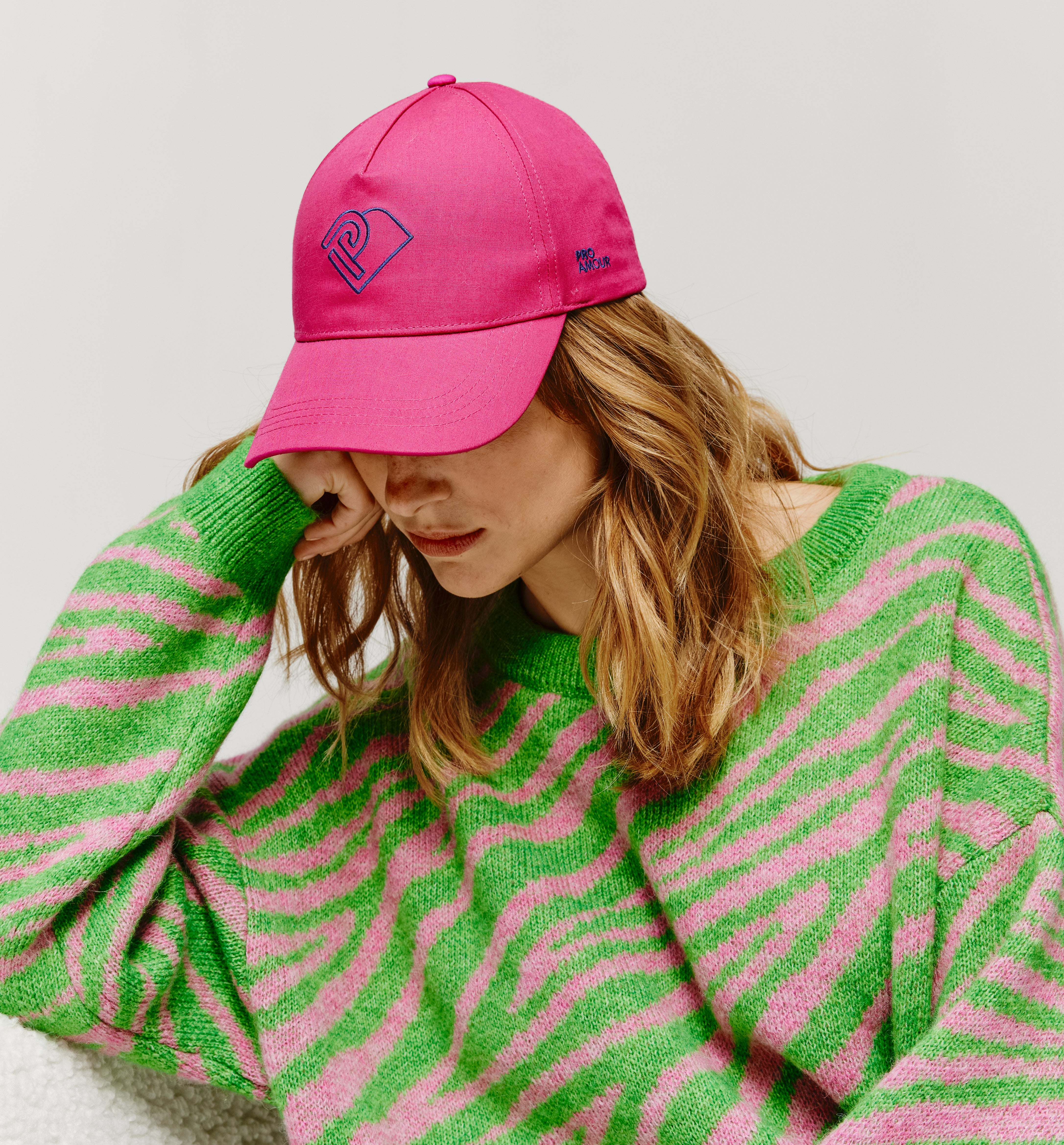 Casquette Femme logo Promod - Framboise
