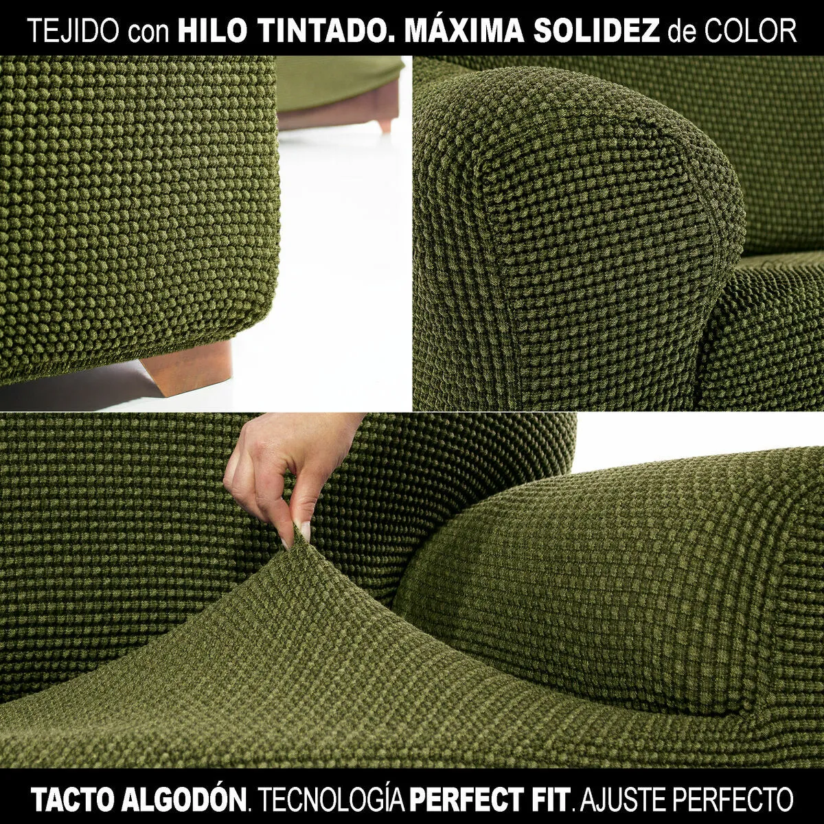 Sofaskins Niagara - Vert - 4 Places