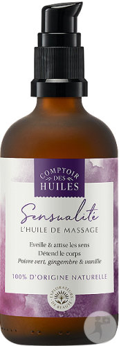 Comptoir Des Huiles Sensualité L'Huile De Massage Poivre Vert Gingembre Et Vanille 100ml
