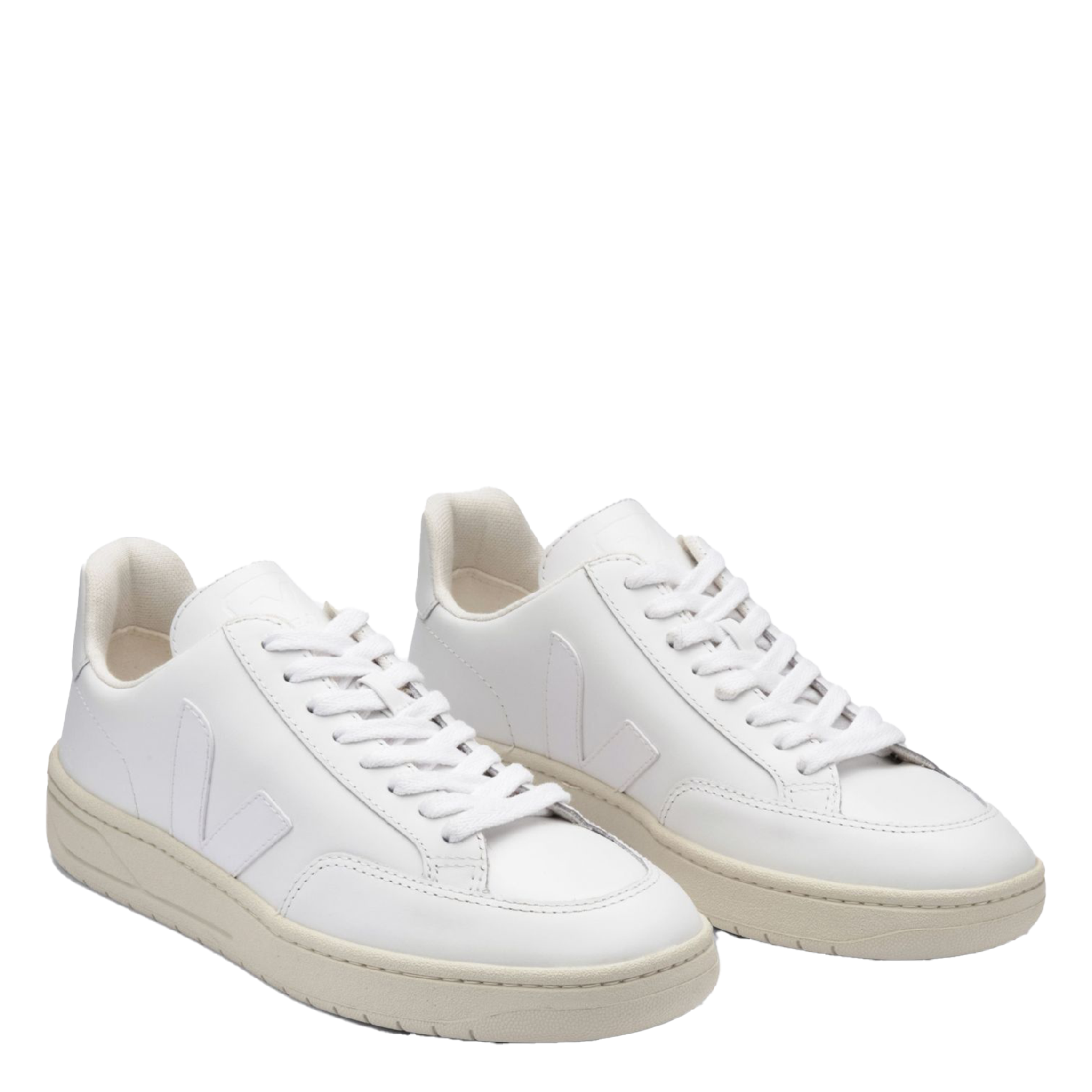 V-12 - Veja V-12 en cuir | Blanc