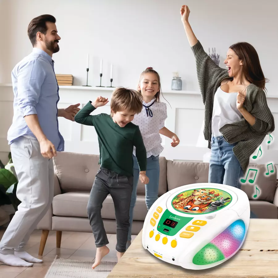 LEXIBOOK Tierfamilie Bluetooth CD-Player