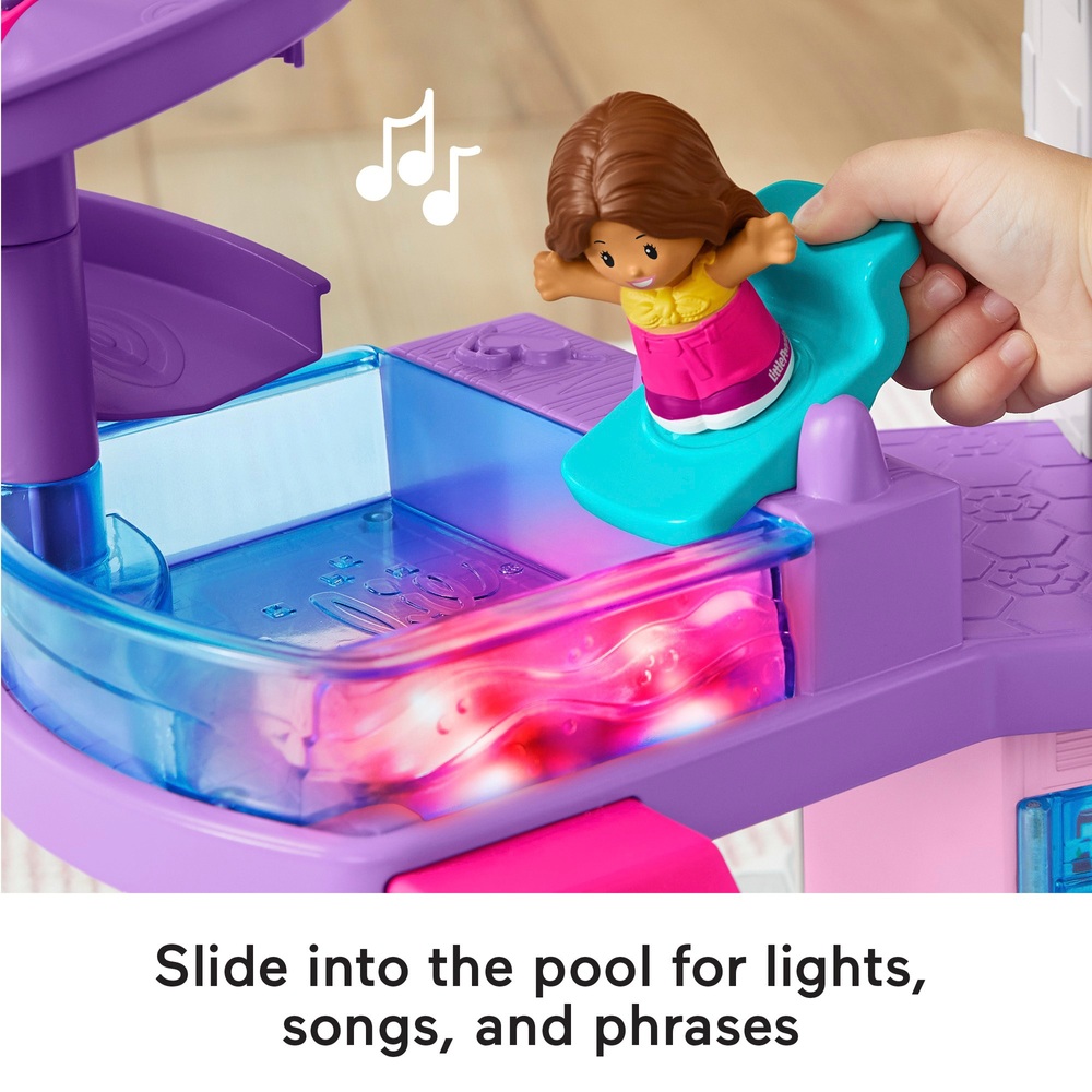Fisher-Price Little People Barbie Little DreamHouse Spielset, Figuren und Zubehör