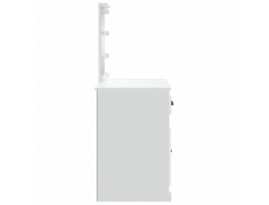 VIDAXL - Coiffeuse avec lumières led blanc 90x42x132,5 cm