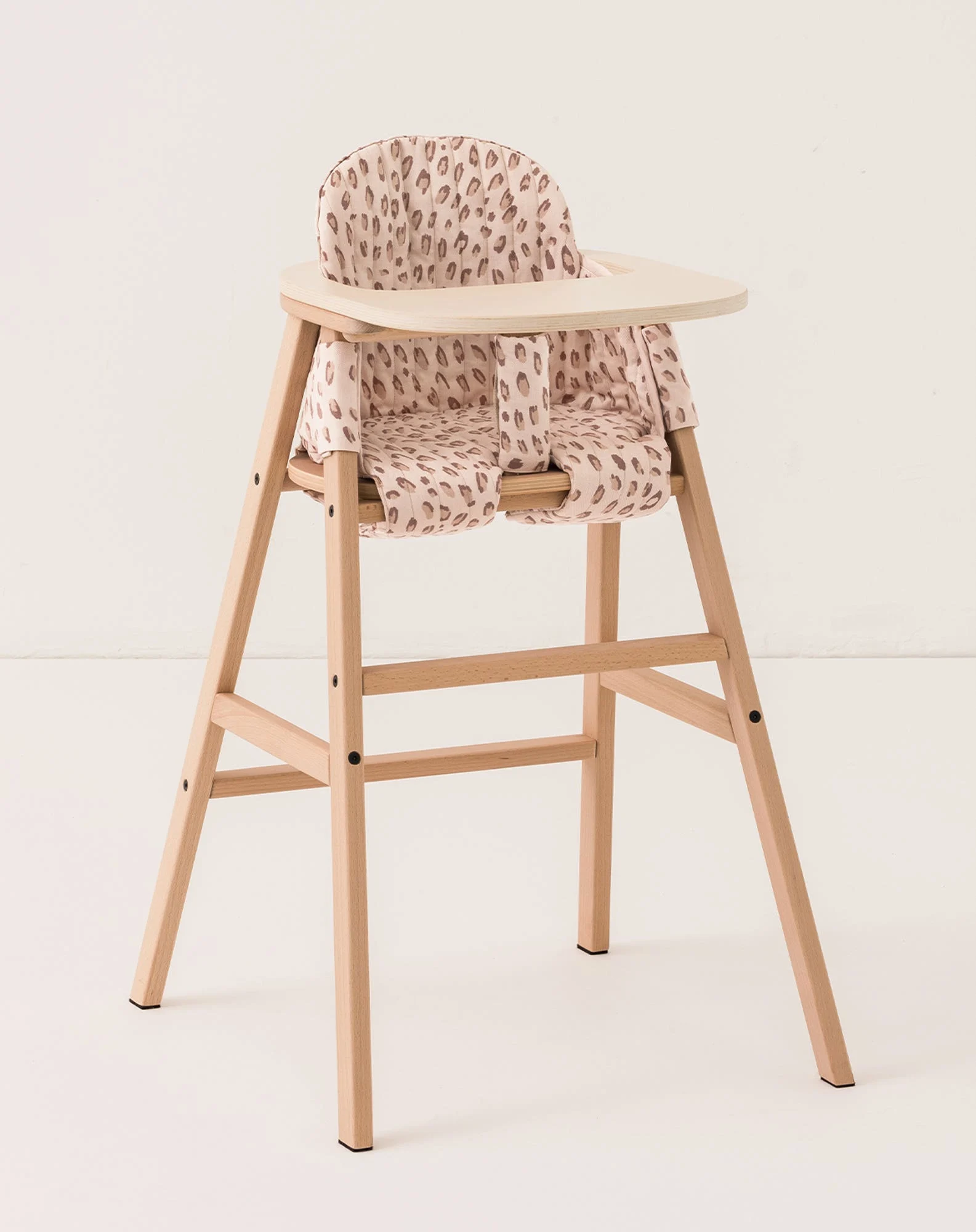 Ensemble chaise évolutive 3 en 1 avec plateau et coussin growing green | Beige