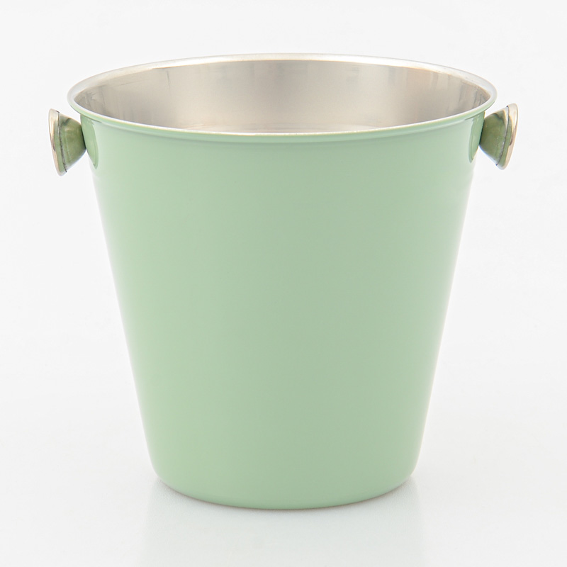 Seau à glace vert d'eau