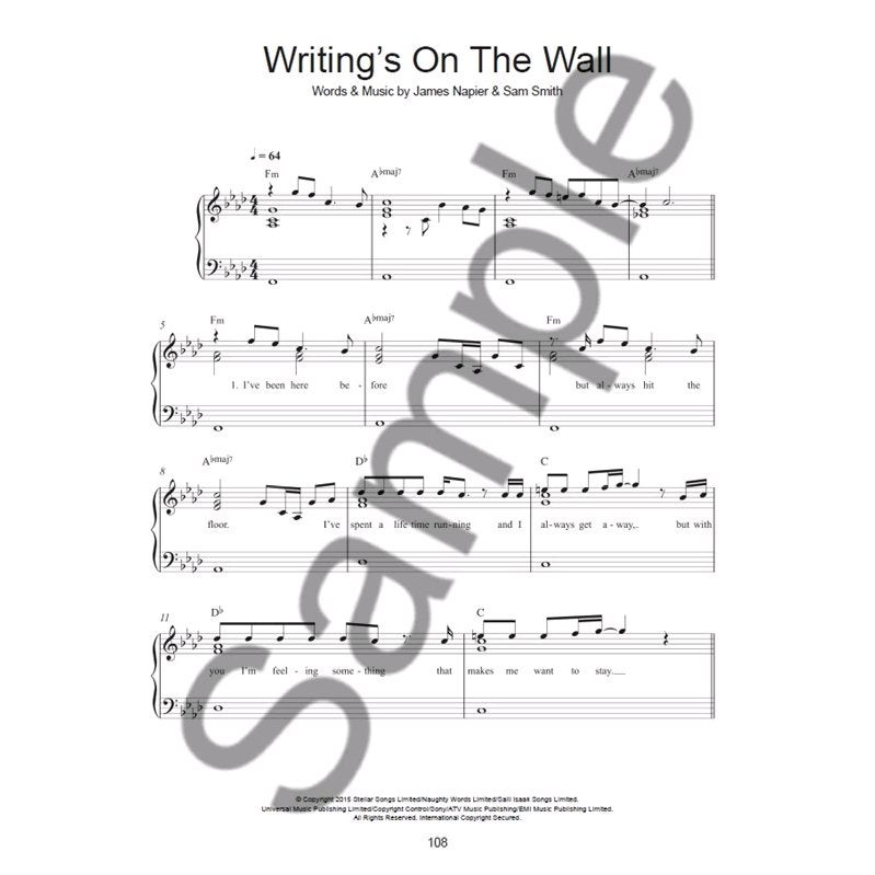 Wise Publications - Hits Of The Year 2015 voor Easy Piano