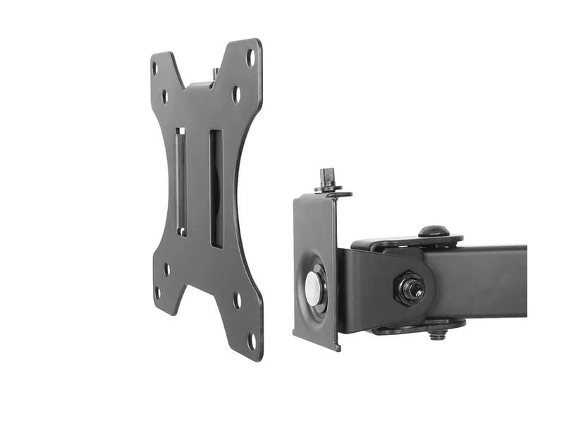 NEOMOUNTS Monitor-Standfuss FPMA-D550DD3BLACK Schwarz Völlig beweglicher Tischständer für drei Bildschirme von 13 bis 27