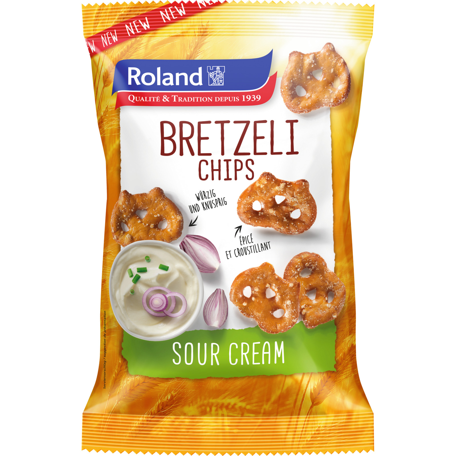 Roland Bretzeli Chips Sour Cream 180 g