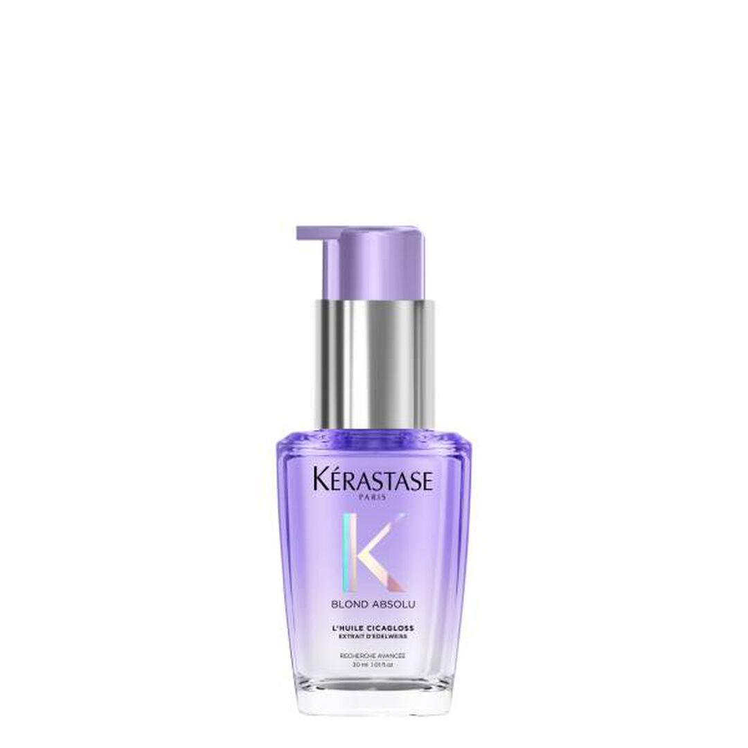 KERASTASE Blond Absolu ÓLEO CAPILAR L'HUILE CICAGLOSS, PARA CABELO LOURO SENSIBILIZADO, ACLARADO OU COM MADEIXAS - 30ml