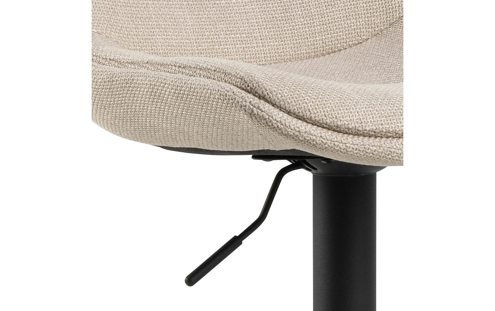 Barhocker Adisa 2 Stück, 47 x 95 cm, Beige<br>Höhenverstellbare Barstühle für entspannte Momente zu Hause