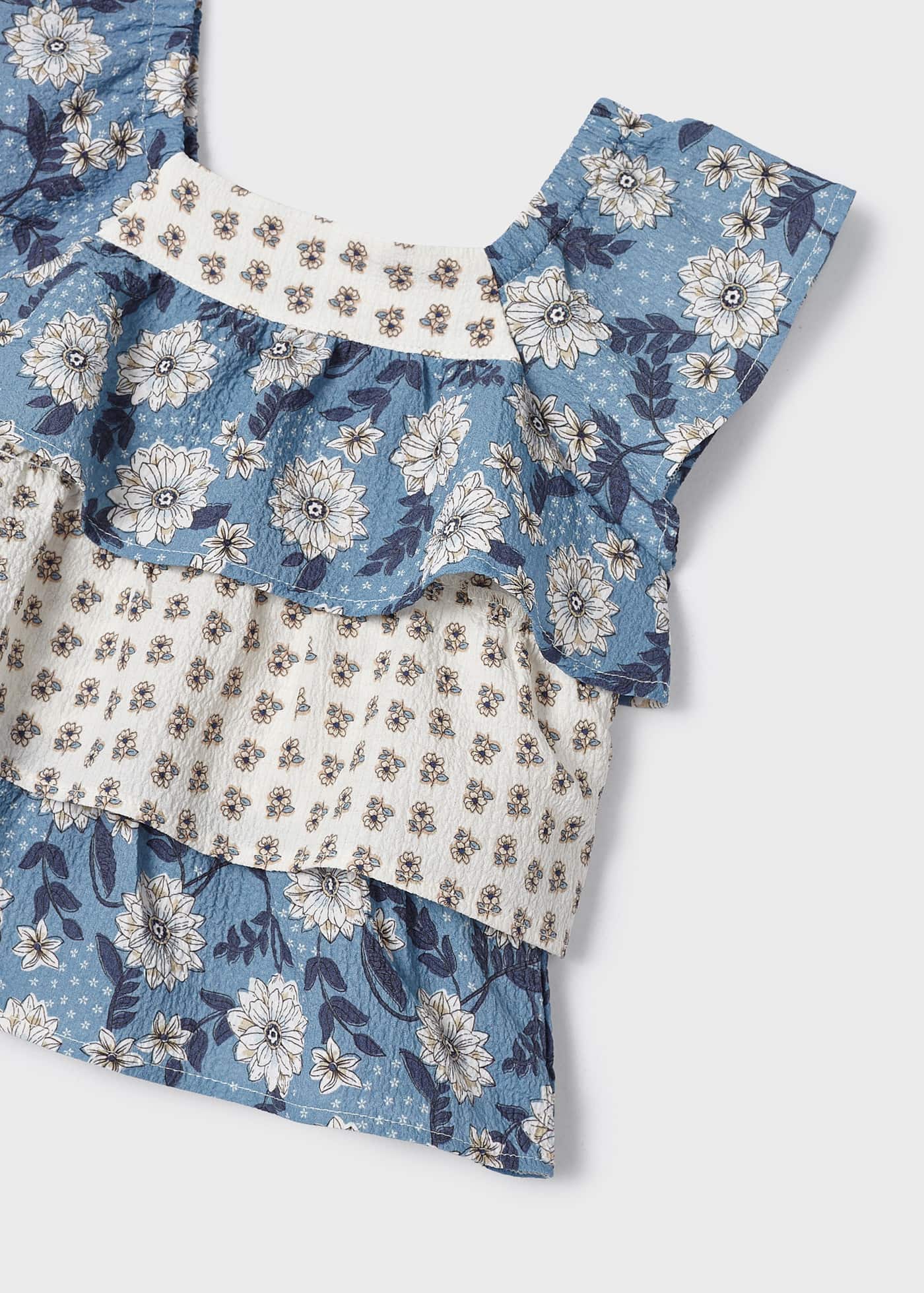 Blusa com estampa mista para meninas