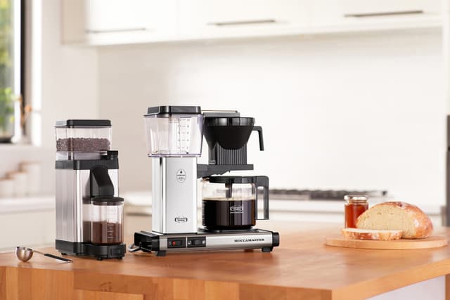 Moccamaster KM5 burr-kaffekværn 49510 (poleret sølv)
