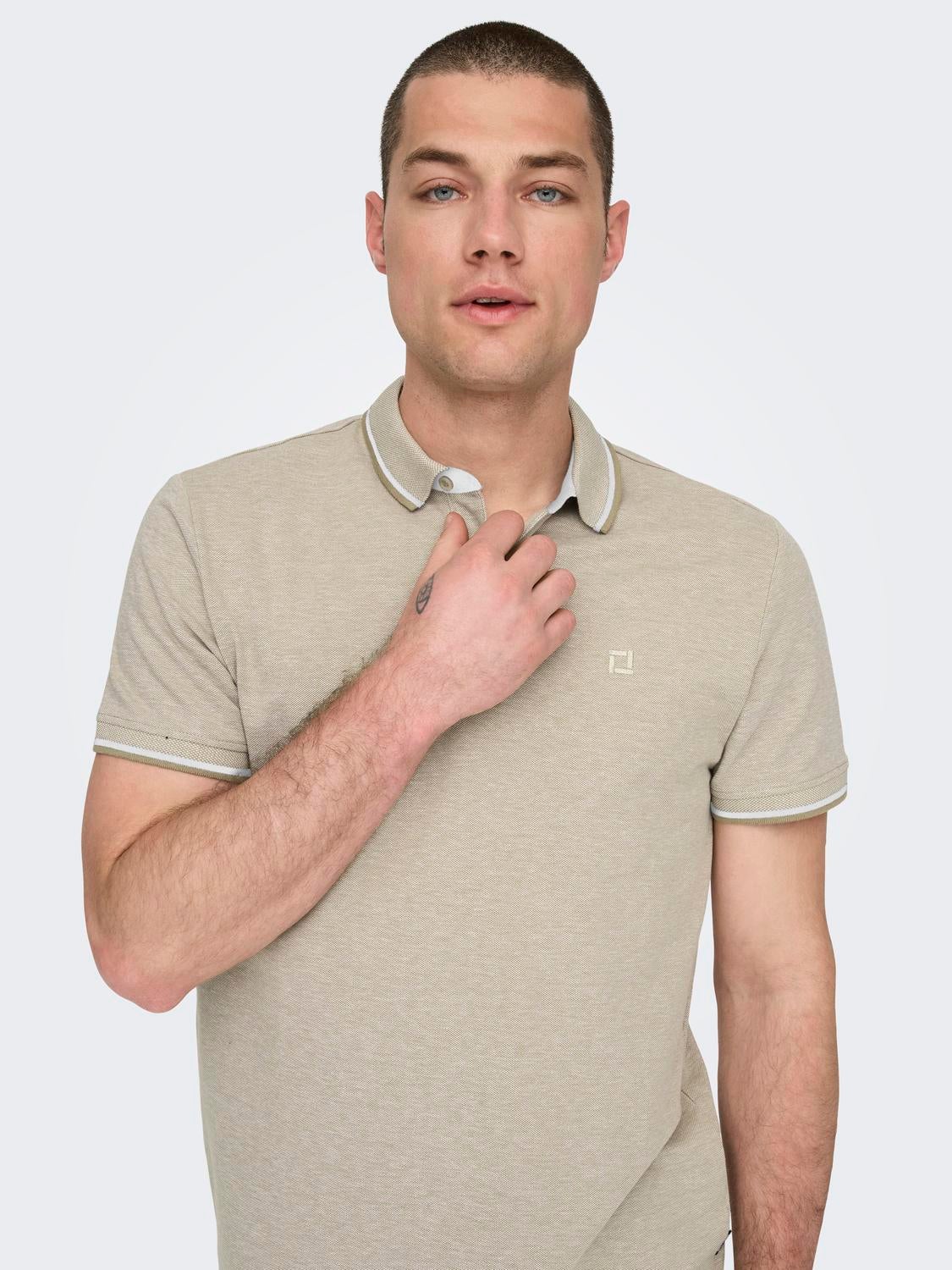 ONSFLETCHER Polo Chinchilla