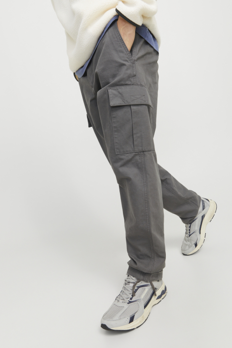 Jack & Jones grijze heren broek