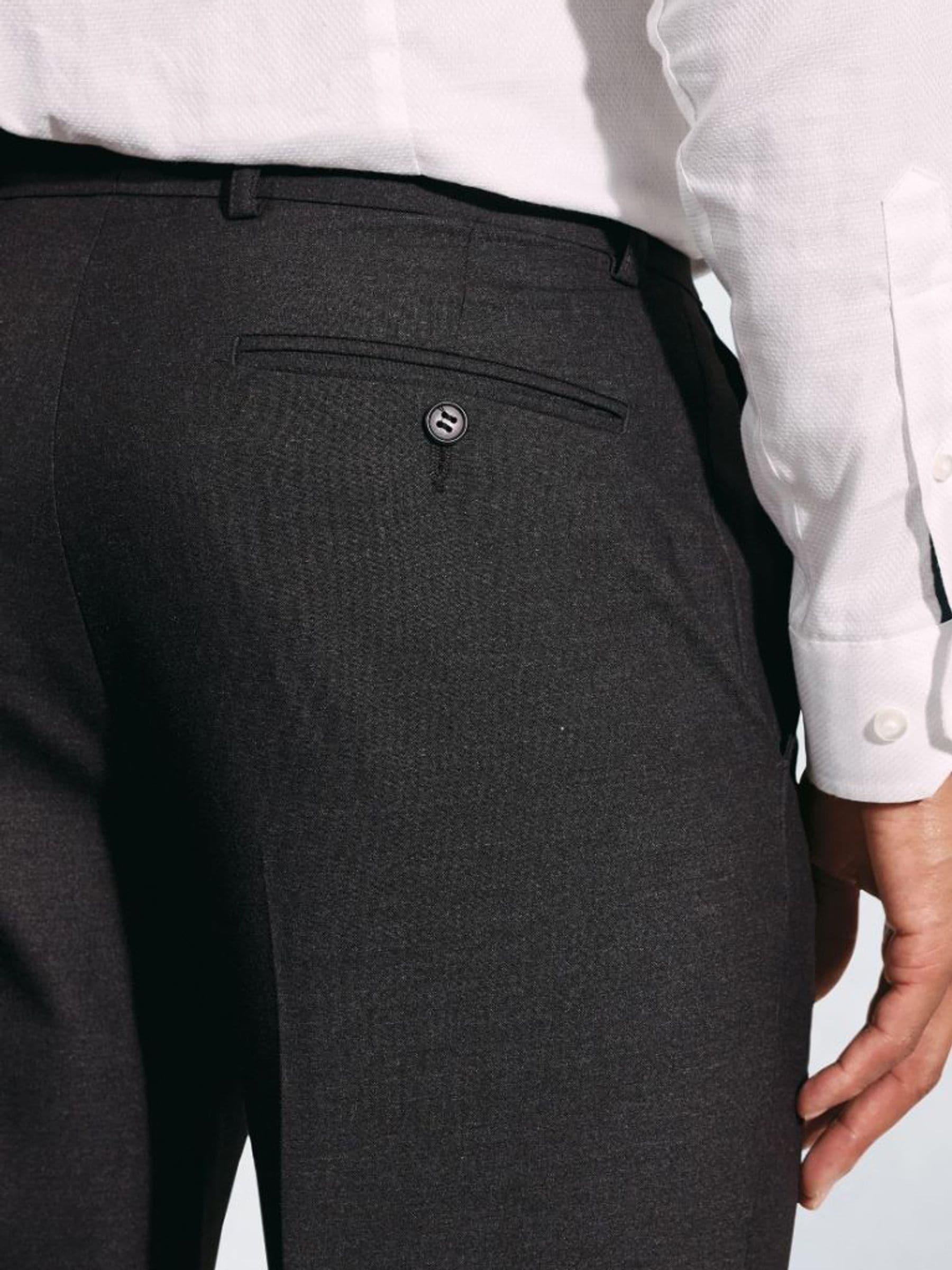 Grijs - Brook Taverner Plain Trousers