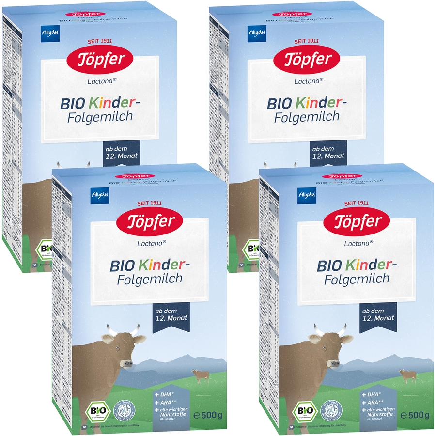 Töpfer Kindermilch Bio 500g ab dem 12. Monat
