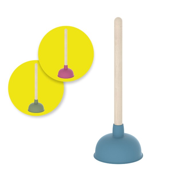 Eisl Bunter WC Pömpel Ø 140 mm farbige Saugglocke Grün