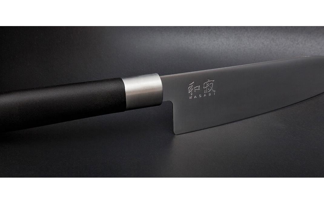 Kochmesser Wasabi Nakiri SchwarzKochmesser