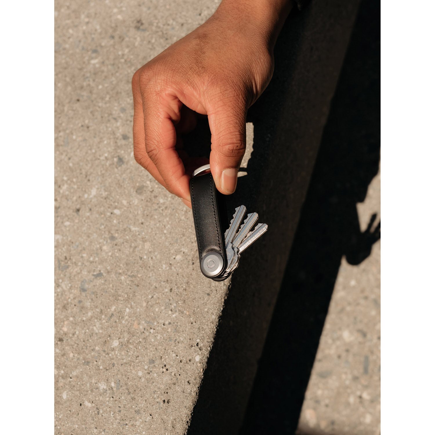 Orbitkey Hybrid Leather Key Organiser black