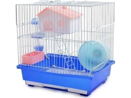 Panama Pet Panama Pet Gnagerbur 30x23x31 cm hvit/blå