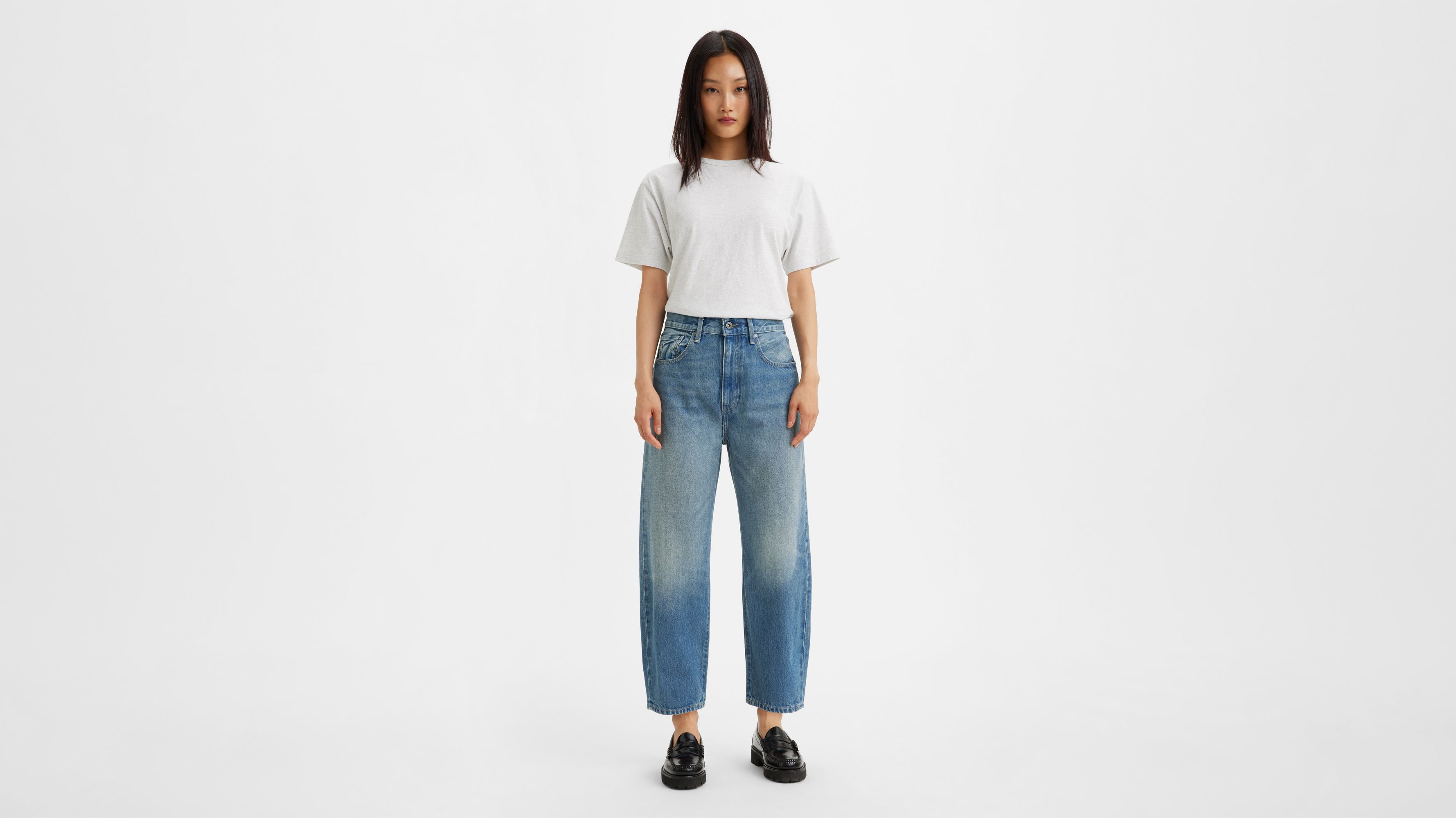 Jean Levi's® Made & Crafted® Barrel - Brook Blue - Bleu