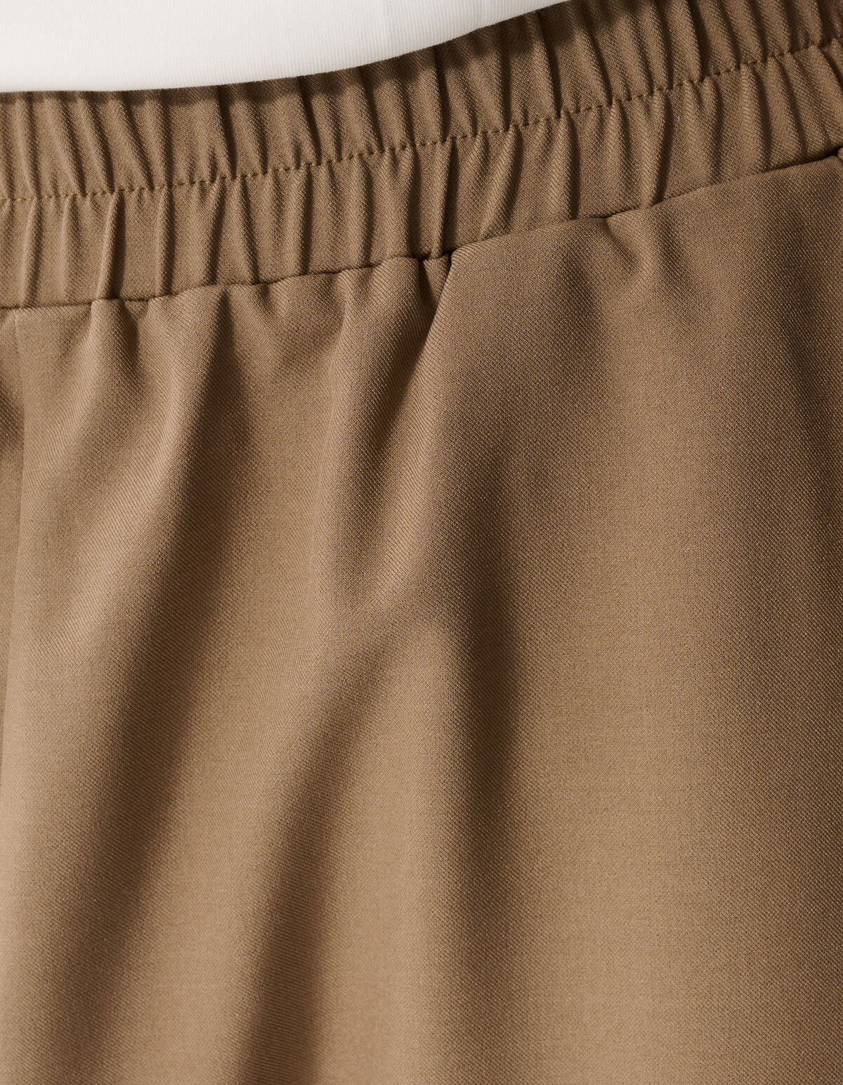 Pleat Balloon Fit Broek Bruin