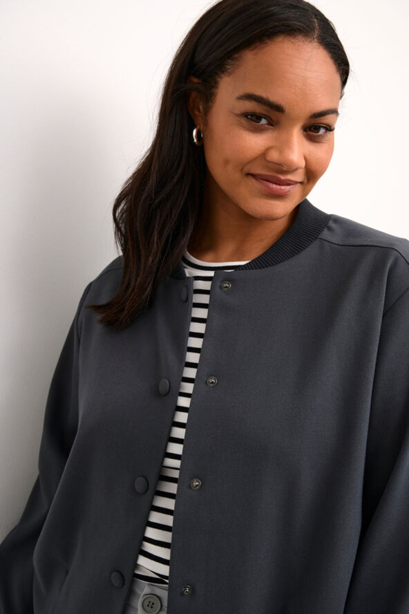 Kaffe Curve KCmerla Jacket Black oyster