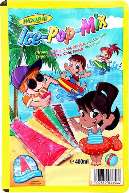 Woogie Vrieslollies Assorti Smaken 400ml