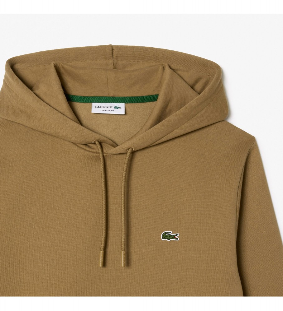 Moletom Lacoste marrom estilo jogger