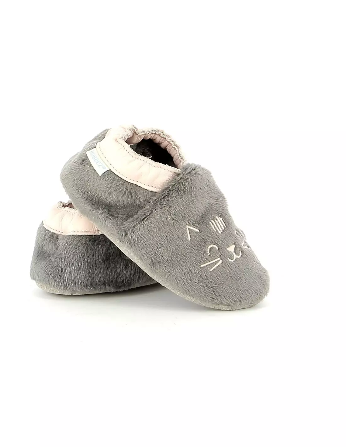 ROBEEZ HAIRY - Chaussons Gris