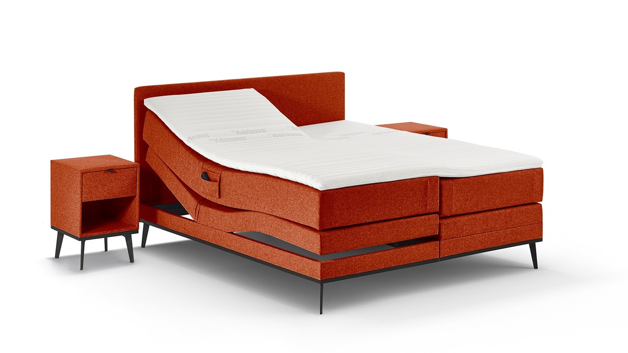 Elektrische boxspring Viggo adore koper