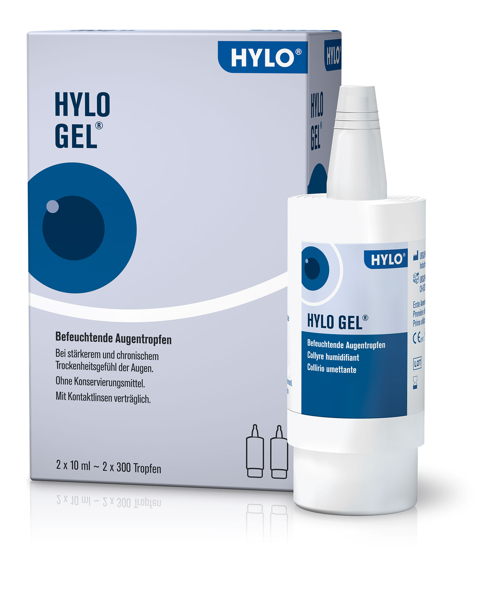 HYLO GEL Gtt Opht 0.2 % Fl 10 ml