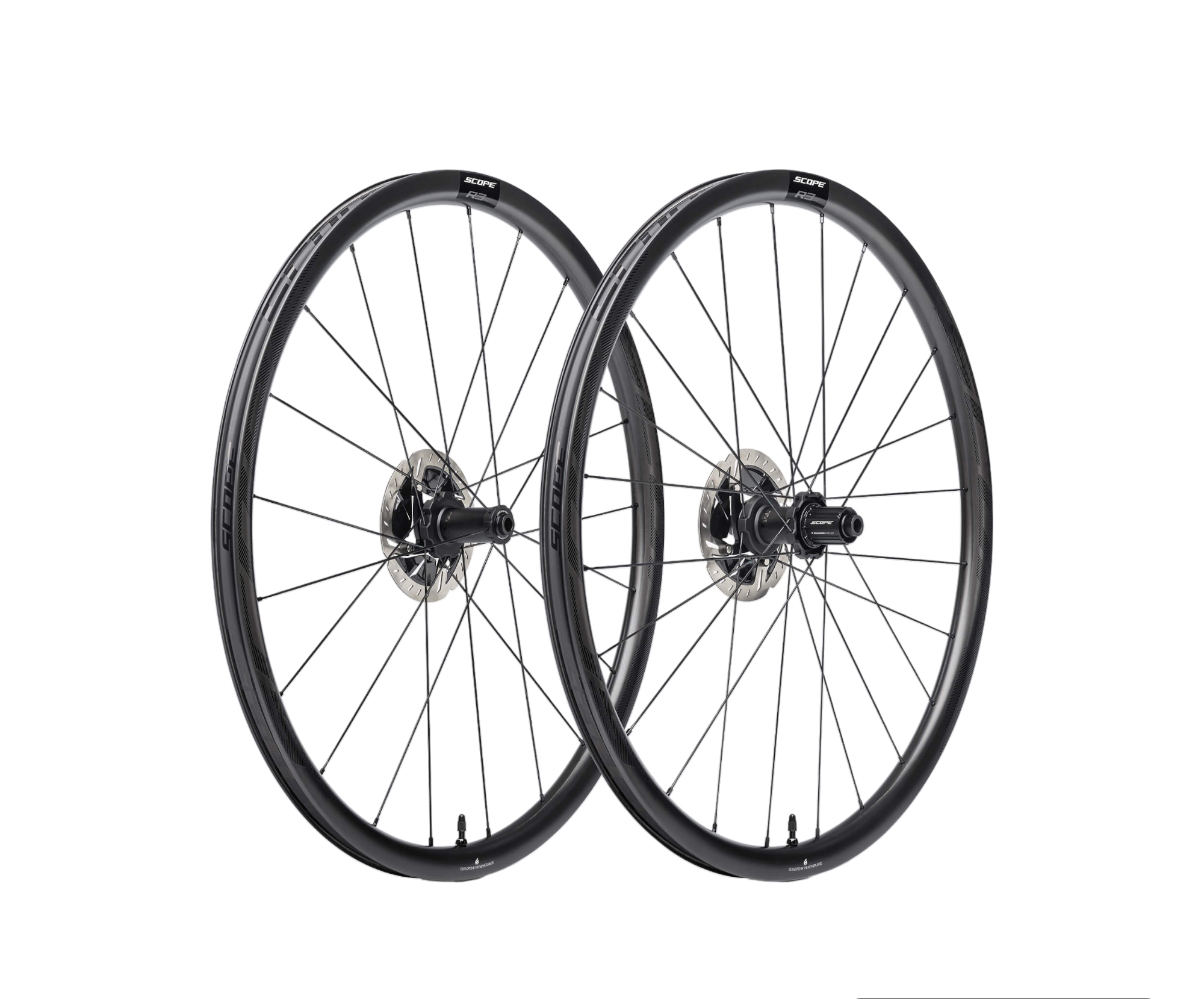 Scope R3. Allroad disc carbon hjulsæt Shimano sort