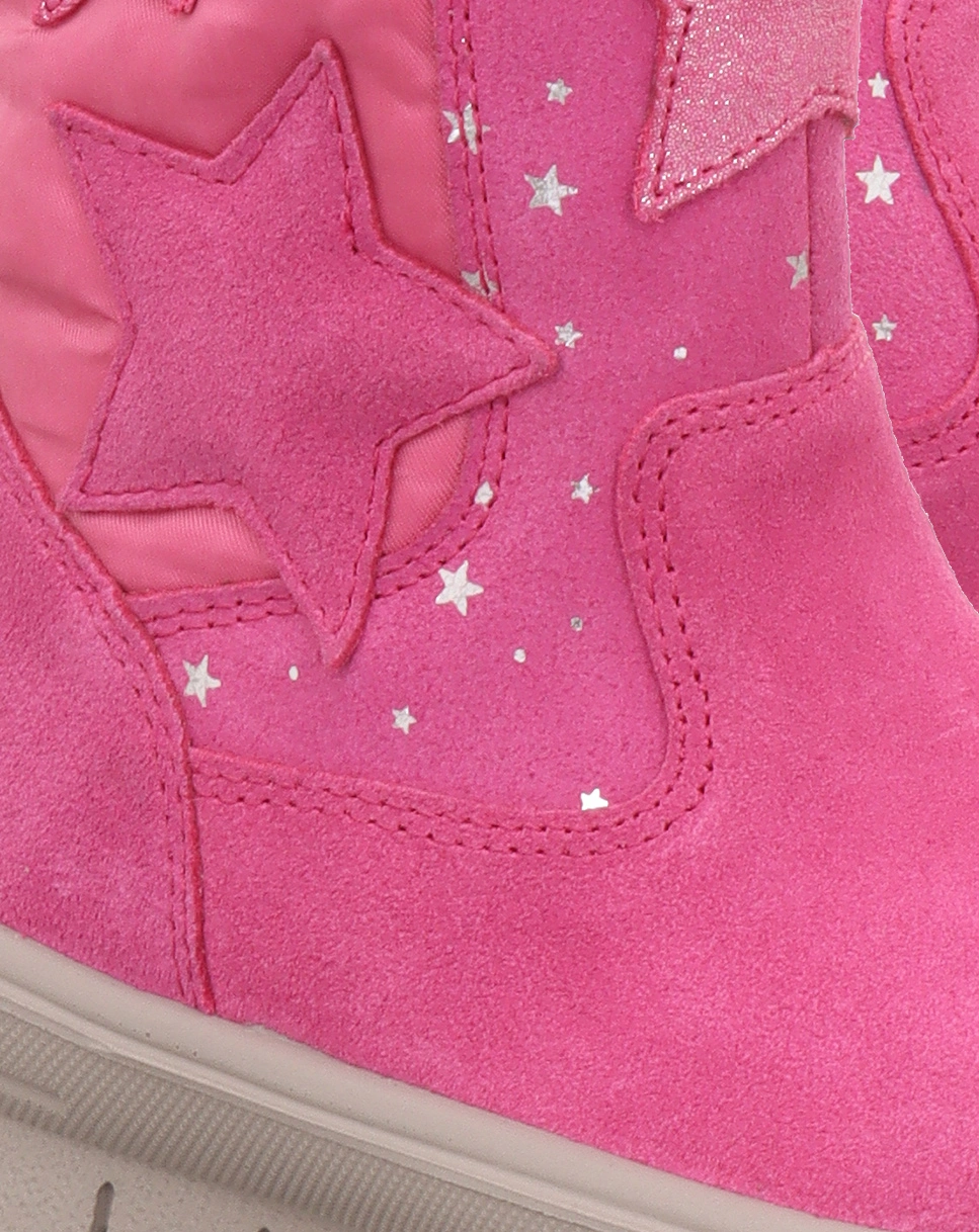 Stiefel FLAVIA - STAR gefüttert in pink/grau