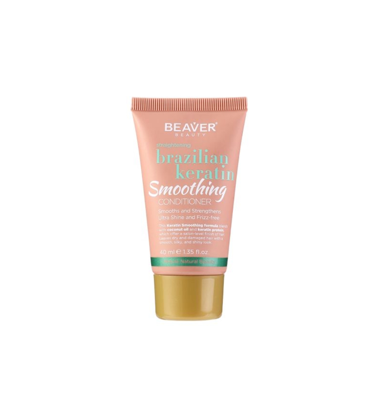 Beaver - *Brazilian Keratin* - Condicionador Alisante - Tamanho Mini