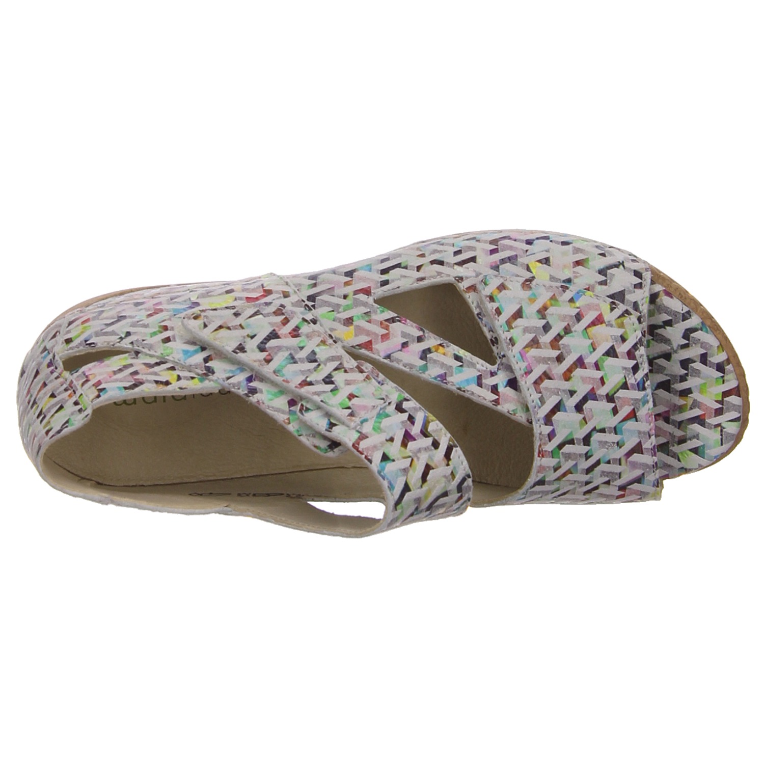 Waldläufer Sandalen multi weiss/weiss kombi
