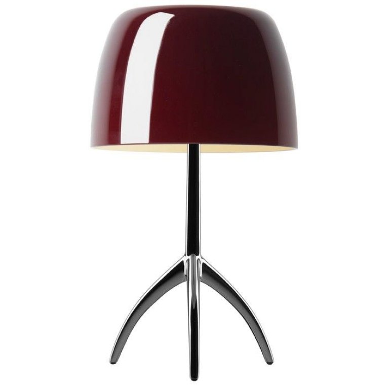 Foscarini Lumiere Piccola tafellamp niet dimbaar zwart, kers