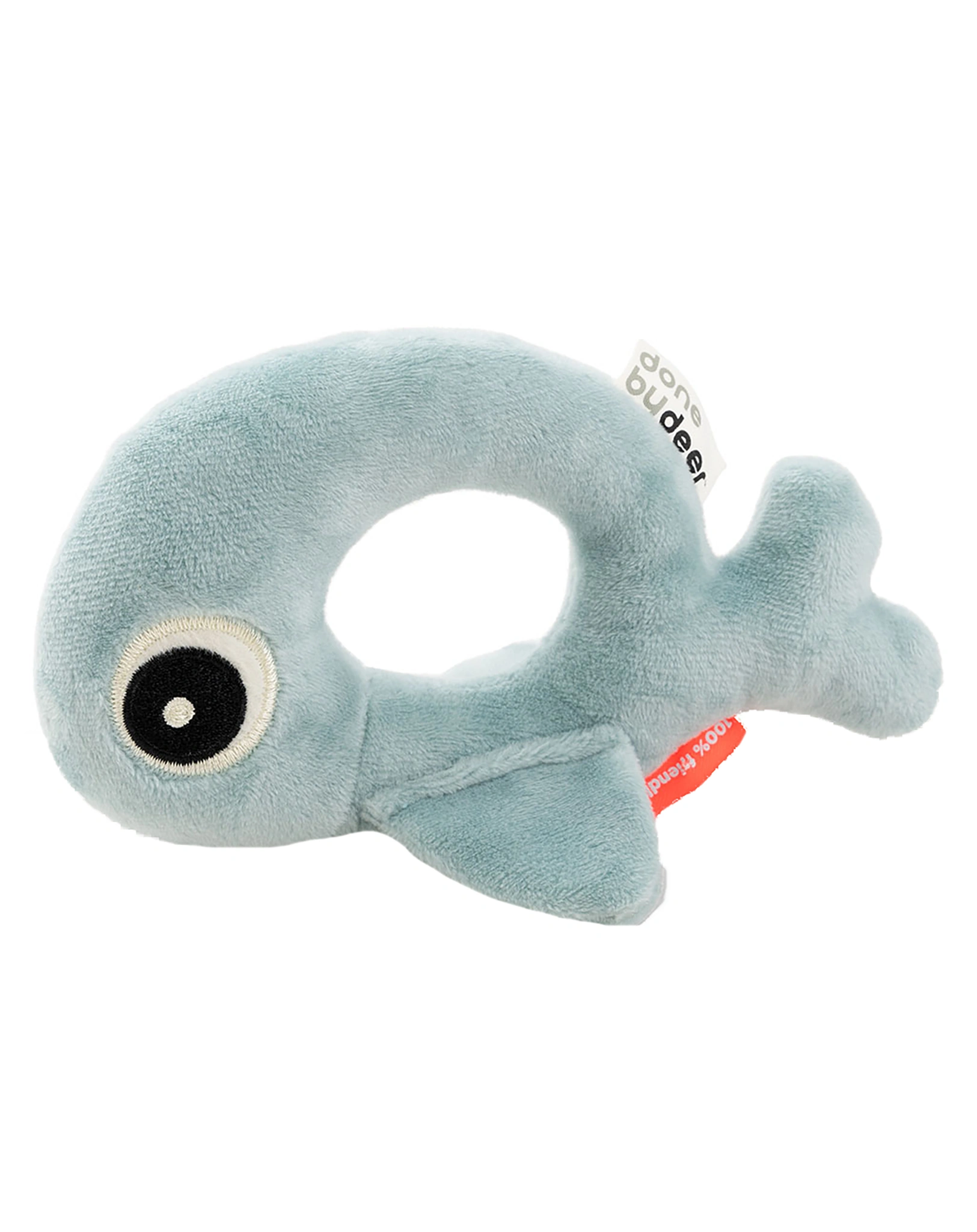 Greifling WALLY mit Rassel in blau