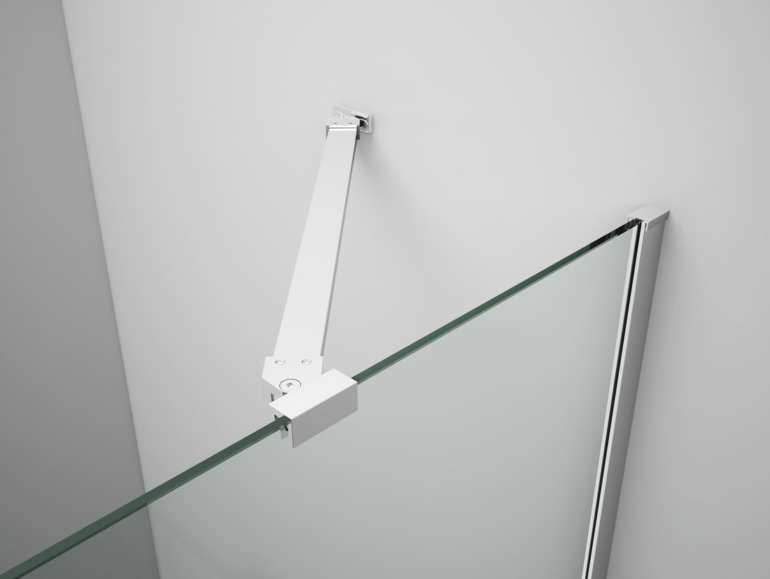 Gelco Trinity kwartronde douchecabine 90x90cm links helder glas chroom