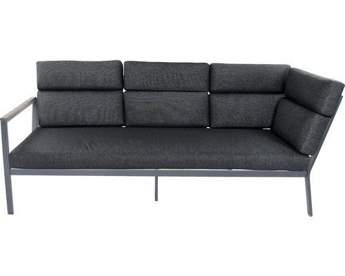 Loungeset tuinmeubelset 9-zits bestaande uit: driezitsbank, driezitsbank, tafel, bank, fauteuil, incl. kussens aluminium