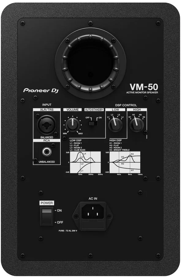 Pioneer VM-50 Noir (la pièce) Enceintes de monitoring