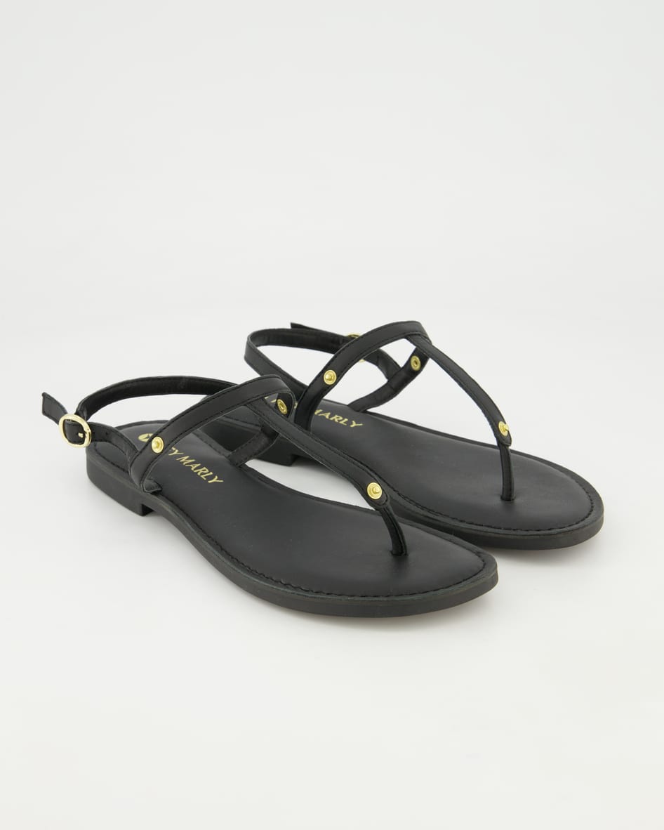 Hey Marly Classic-TS Sandalen in Schwarz