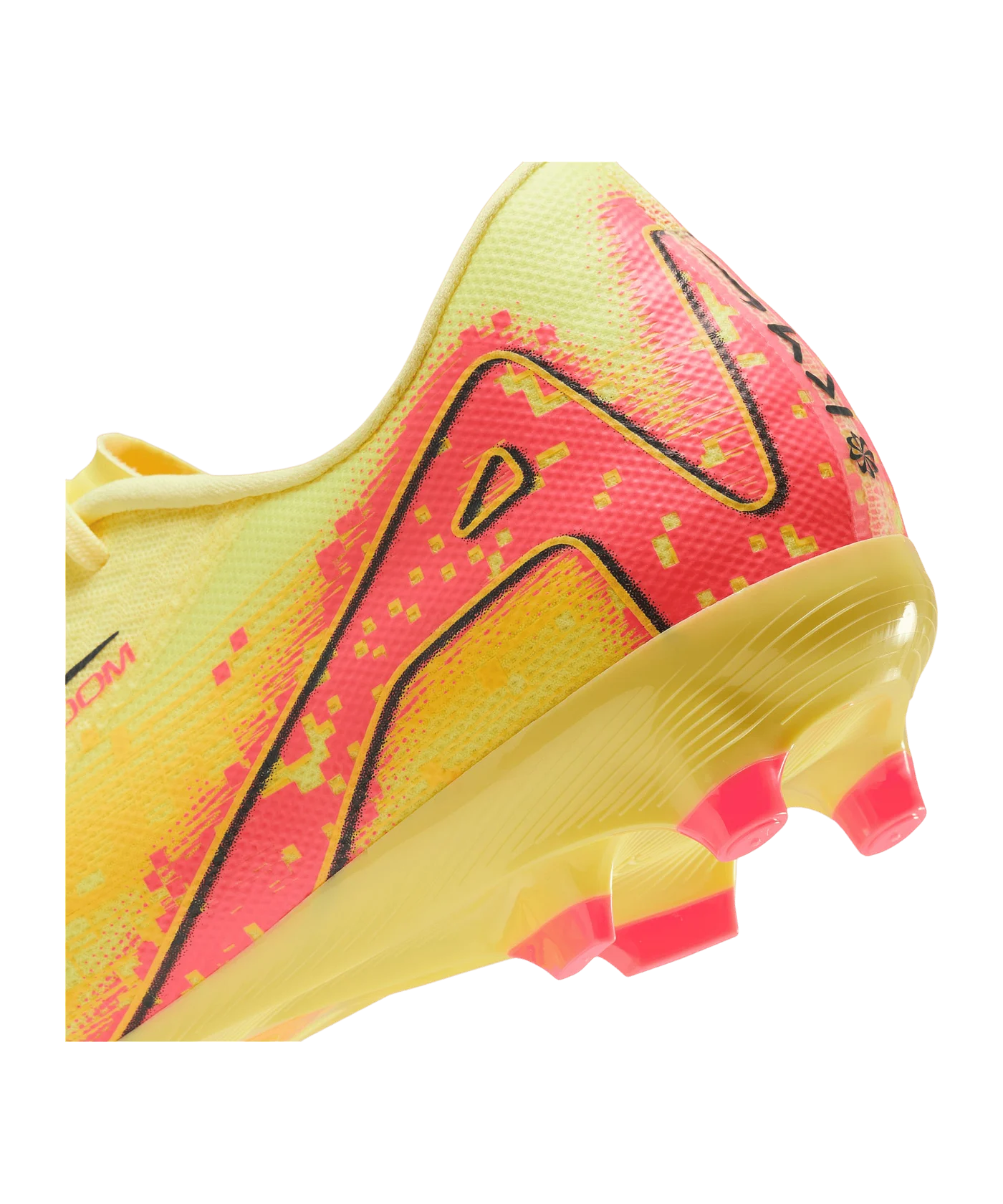 Nike Air Zoom Mercurial Vapor XVI Academy AG Mbappe Signature Orange Blau F800