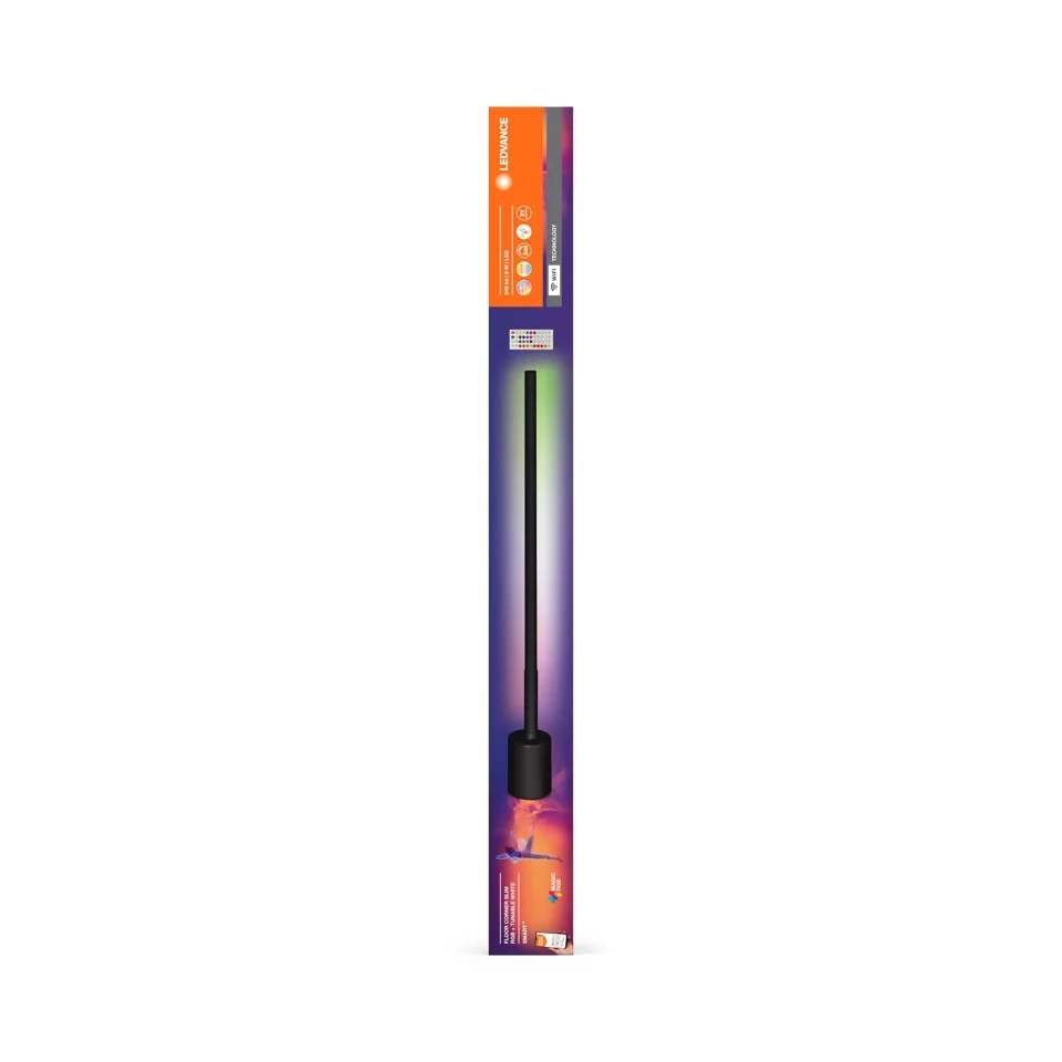 LEDVANCE - LEDVANCE SMART+ Floor Slim - 540lm, 24W, WiFi, RGB+827-865, 800mm Sort
