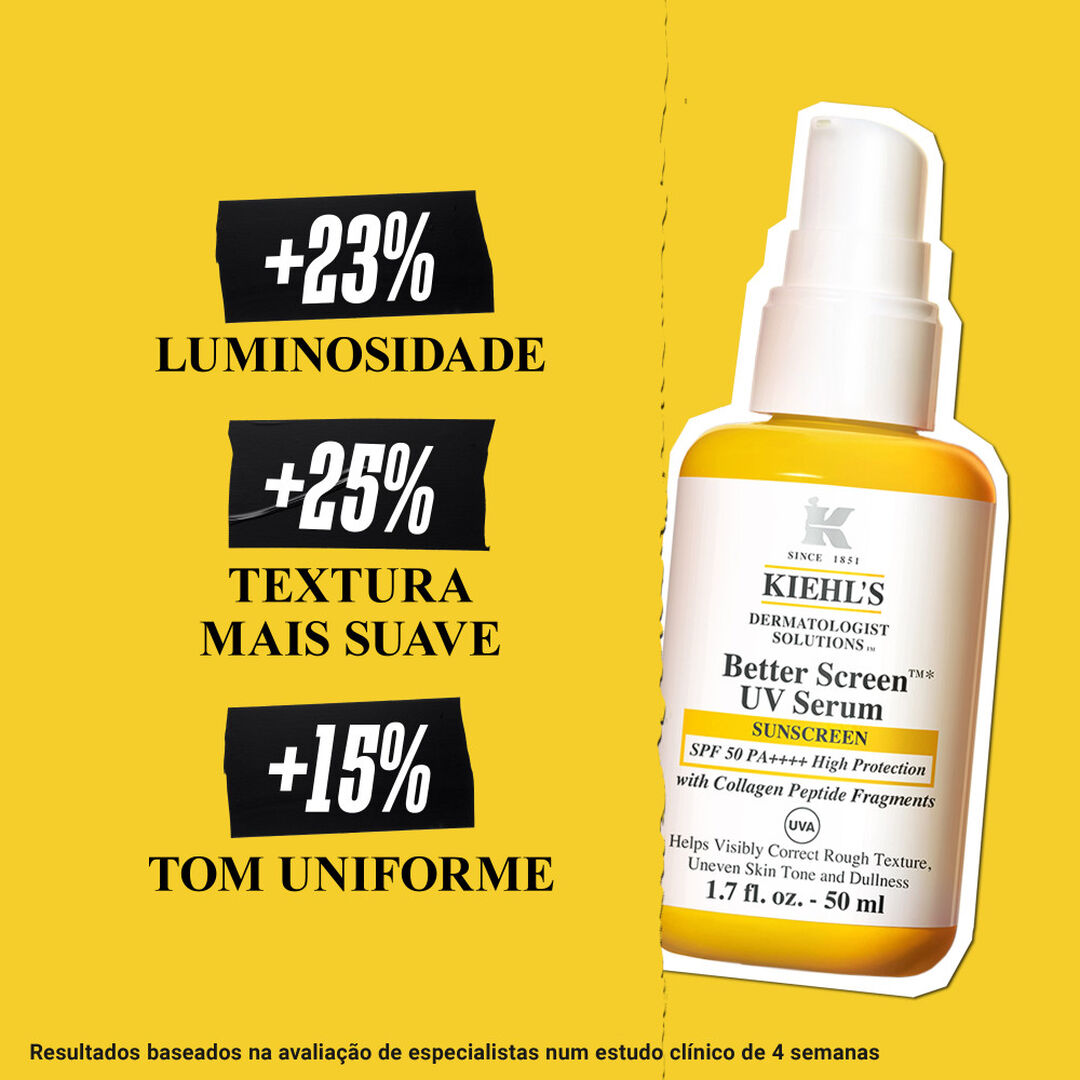 KIEHL'S Dermatologist Solutions Better Screen UV Serum FPS 50 - 50ml