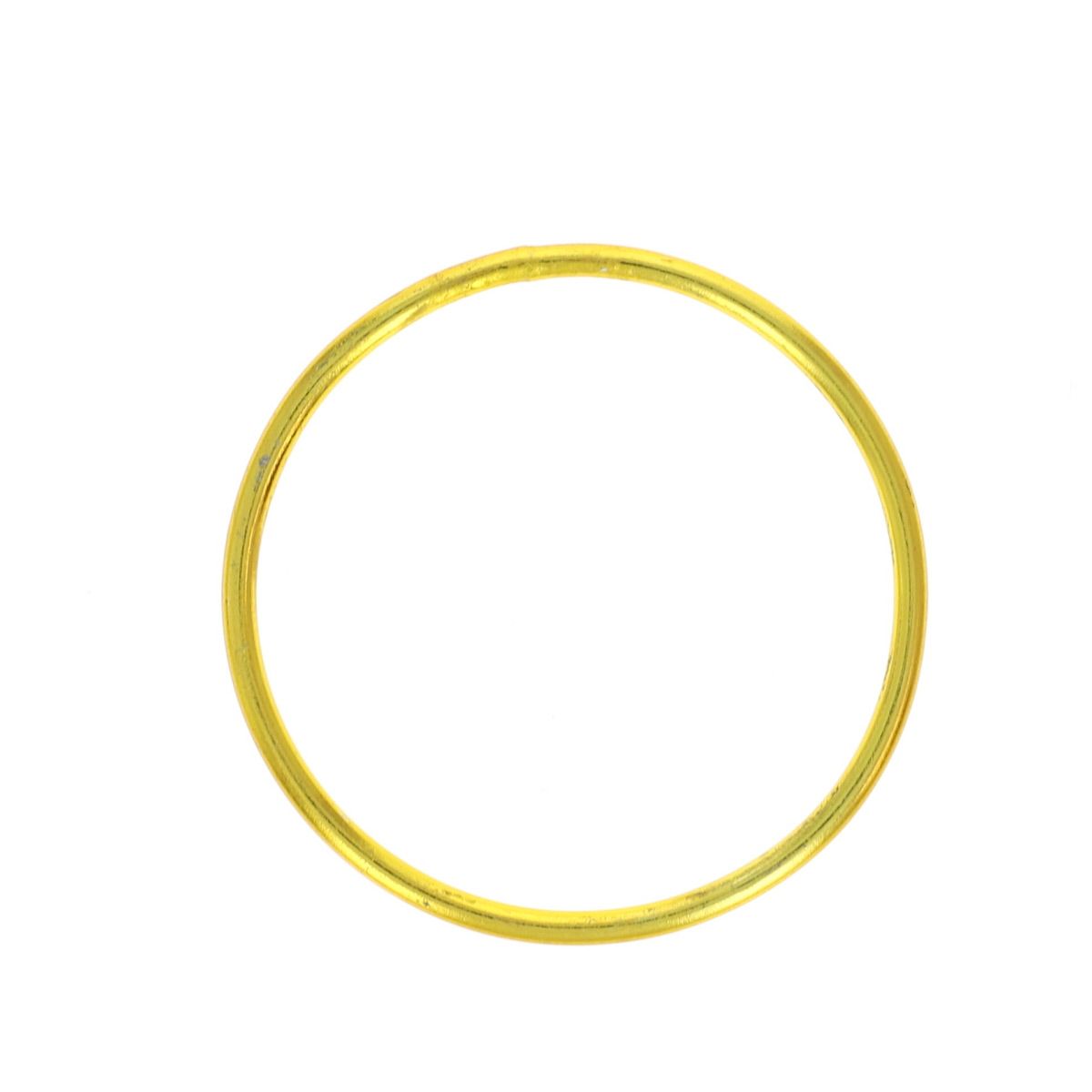 Bracelet jonc en aluminium jaune Pondie Chérie