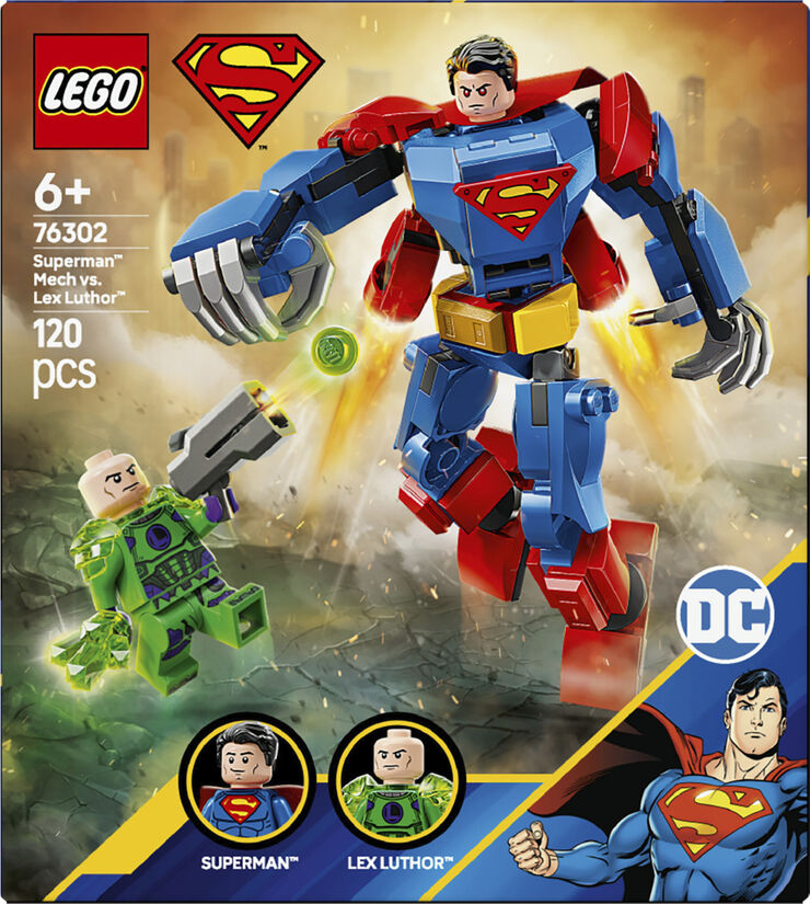 Lego Superman-mech mod Lex Luthor