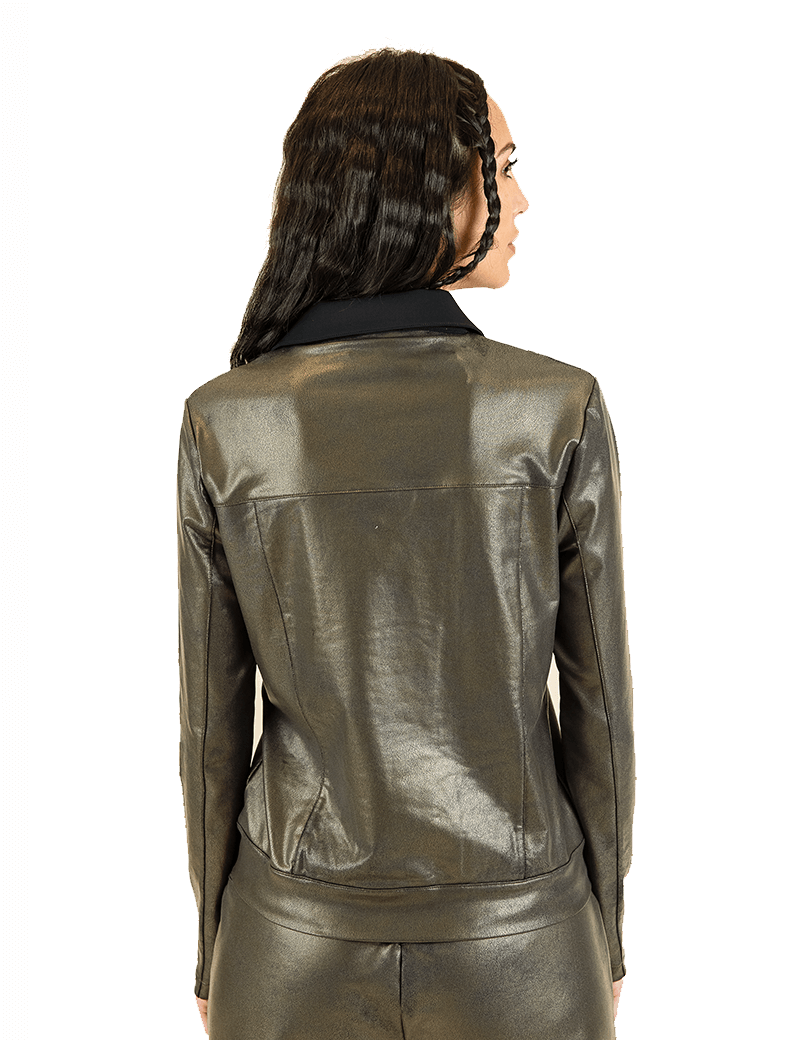 HBT BASICS INSOLITES | NATS PERFECTO PRINT VESTE FEMME GOLD SPRAY